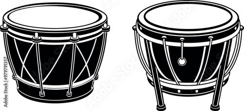 Timpani silhouette 