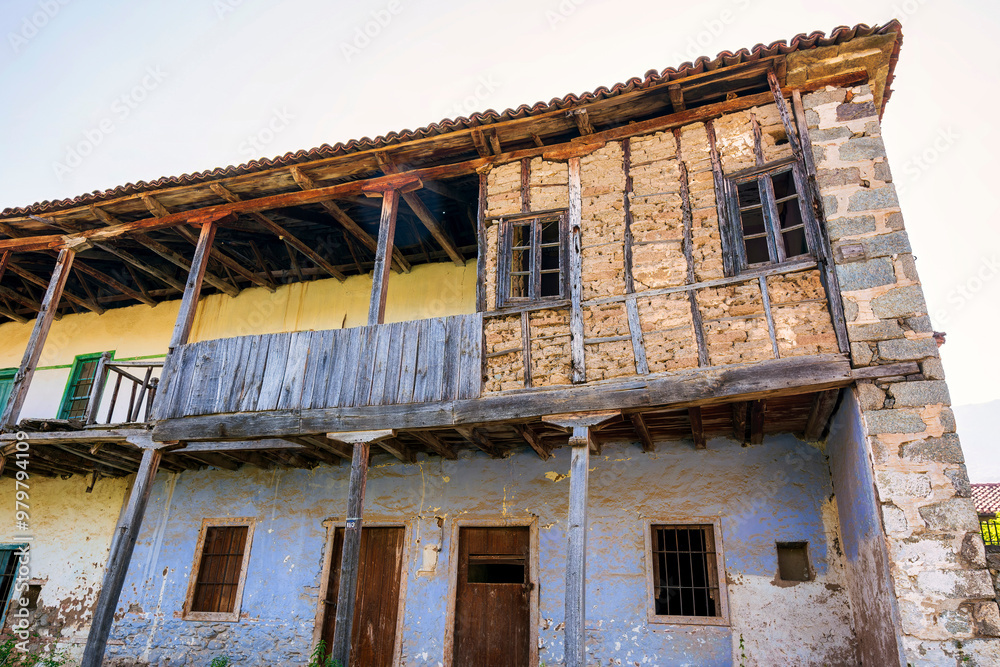 Abandoned traditional house in Elati, Trikala, Greece Abandoned traditional house in Elati, Trikala, Greece