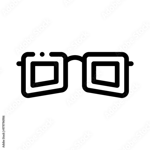 eyewear line icon