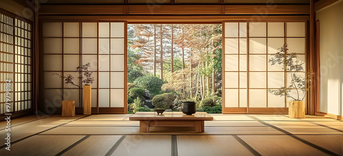 oriental japanese room.
