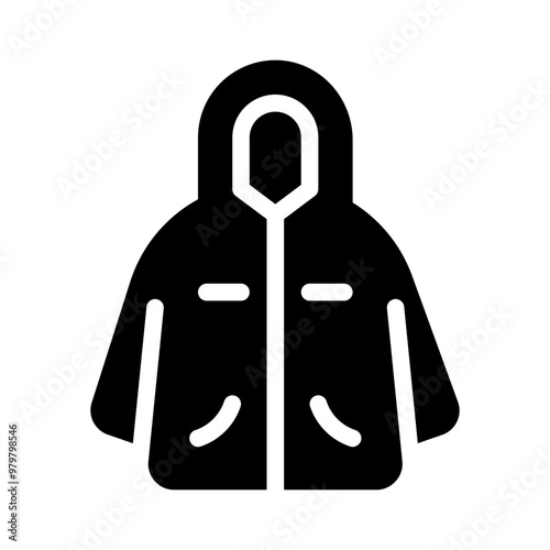 outerwear glyph icon