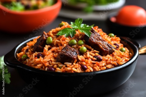 Trinidad and Tobago's culinary delights, including pelau, a flavorful dish of rice, meat, and pigeon peas