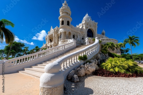Trinidad and Tobago's popular Stollmeyer's Castle, a striking example of the islandâ€™s historic architecture photo