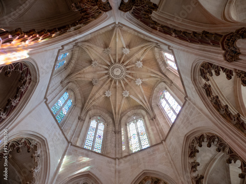 Canvas Print interior of the covent of Batalha