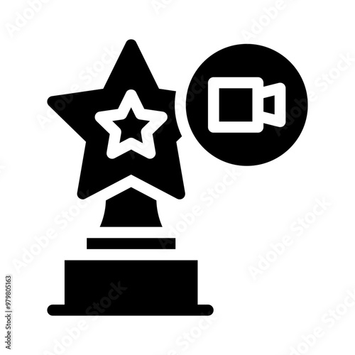 celebrity glyph icon