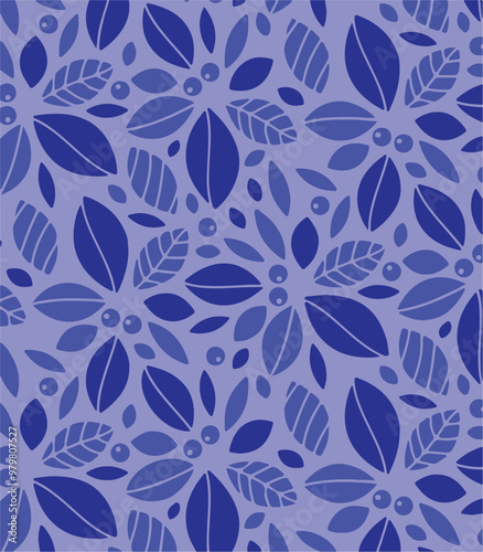 Flowers seamless pattern. vector illustration. Abstract flowers, floral vector with leaves