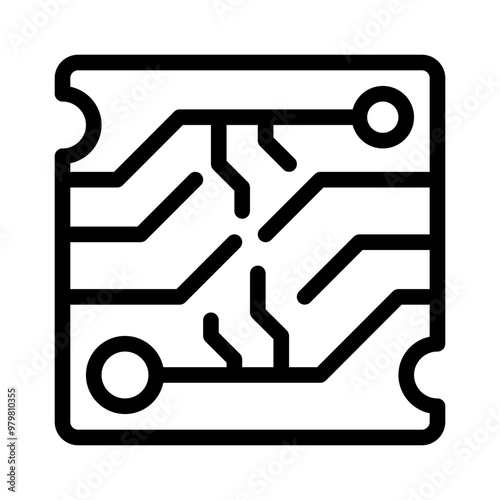 circuit line icon