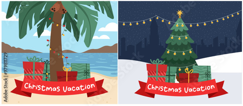 Christmas Vacation winter and summer 