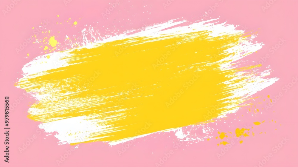 Yellow Paint Stroke on Pink Background, Abstract Image, Texture, Pattern Background, Wallpaper, Cover and Screen of Smartphone, PC, Laptop, 9:16 and 16:9 Format Yellow Paint Stroke on Pink Background, Abstract Image, Texture, Pattern Background, Wallpaper, Cover and Screen of Smartphone, PC, Laptop, 9:16 and 16:9 Format