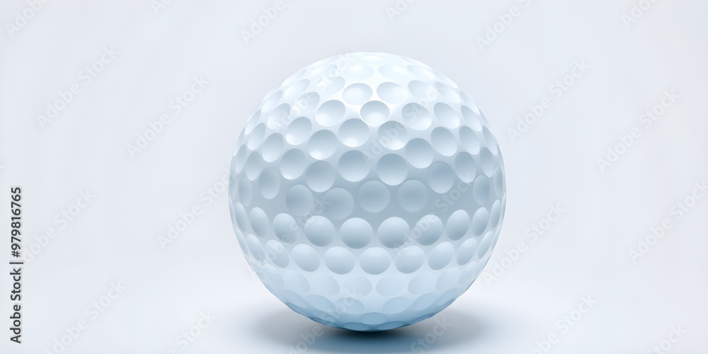 Golf Ball Detail: Studio Lighting and 4K Golf Ball Detail: Studio Lighting and 4K