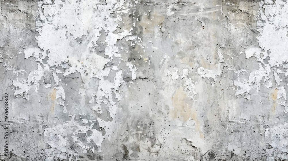 Fototapeta premium Abstract grunge background with gray textured plaster or concrete