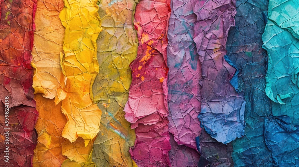 Artistic handmade painted paper background in various colors Artistic handmade painted paper background in various colors