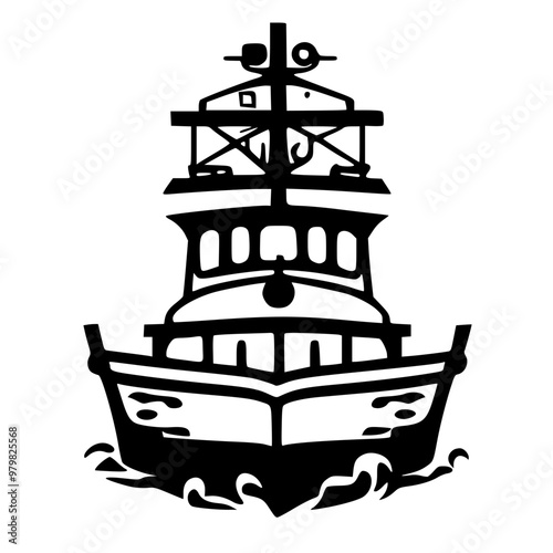 illustration of a ship