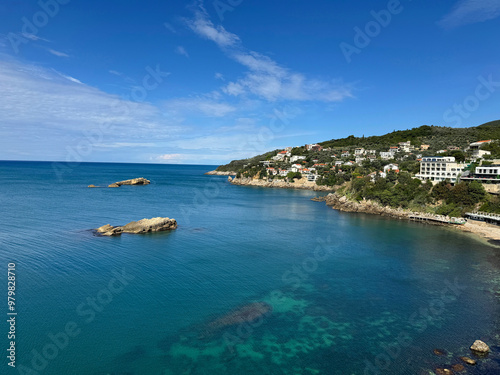 Montenegro Adriatic sea view on Ulcinj town photo