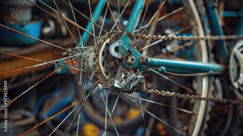 Bike dismantling and reassembly photo