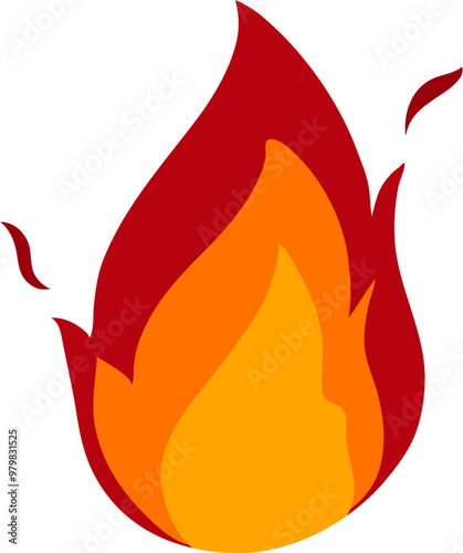 Simple Fire Illustration