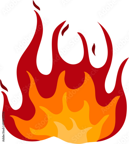 Simple Fire Illustration