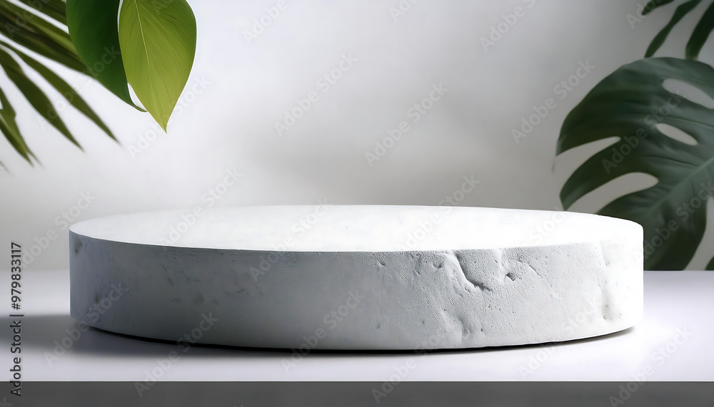 White stone podium product display – A 3D render of a clean white stone podium, used for pr_1(492) White stone podium product display – A 3D render of a clean white stone podium, used for pr_1(492)
