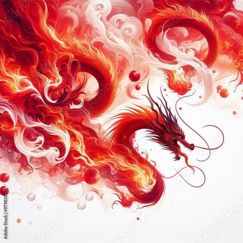 Hintergrund, Wallpaper rotes Feuer photo