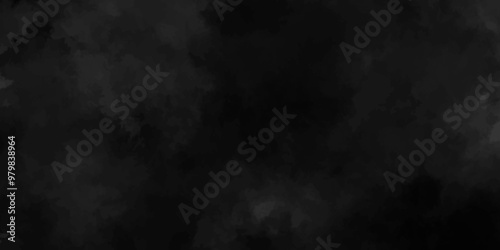 Photography Abstract black fog design with smoke texture overlays