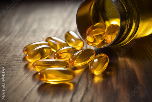 Obraz na płótnie Omega 3 oil