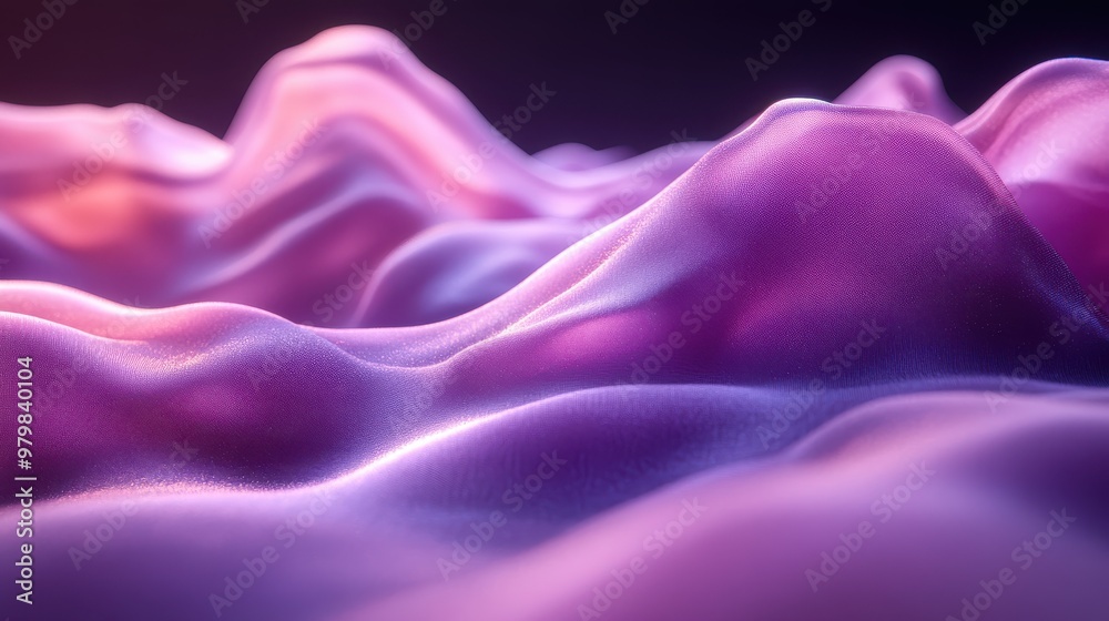 Fototapeta premium Rich purple background with smooth, even lighting, providing a sleek, professional canvas.