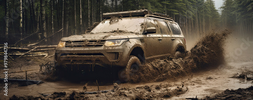 Off road expedition to the villages through mad roads. off road in action