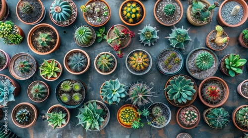 Cactus Cultivation in Pot A Bird s Eye View