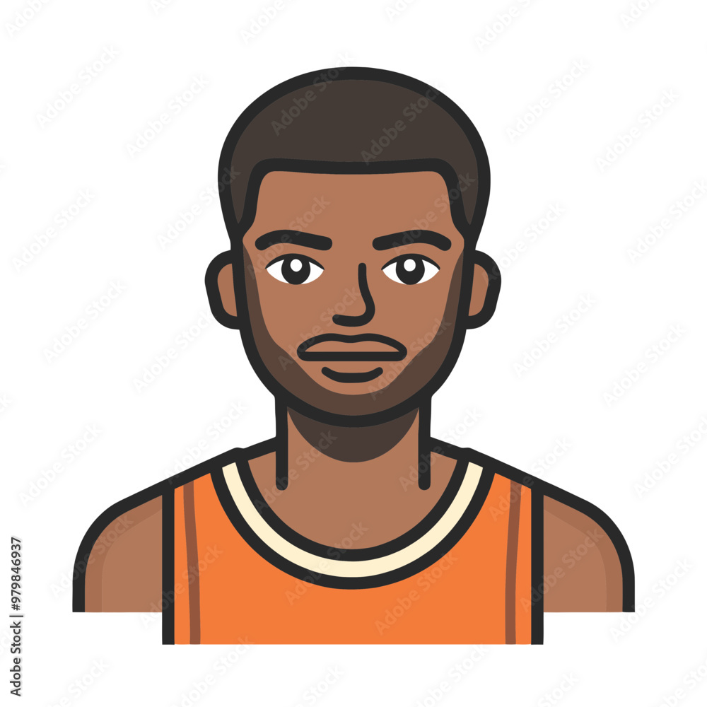 Stylized illustration of a basketball player, representing the energy and excitement of the sport in a modern vector style. Stylized illustration of a basketball player, representing the energy and excitement of the sport in a modern vector style.