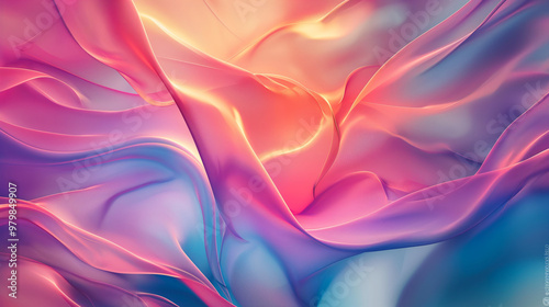 Colorful mesh background