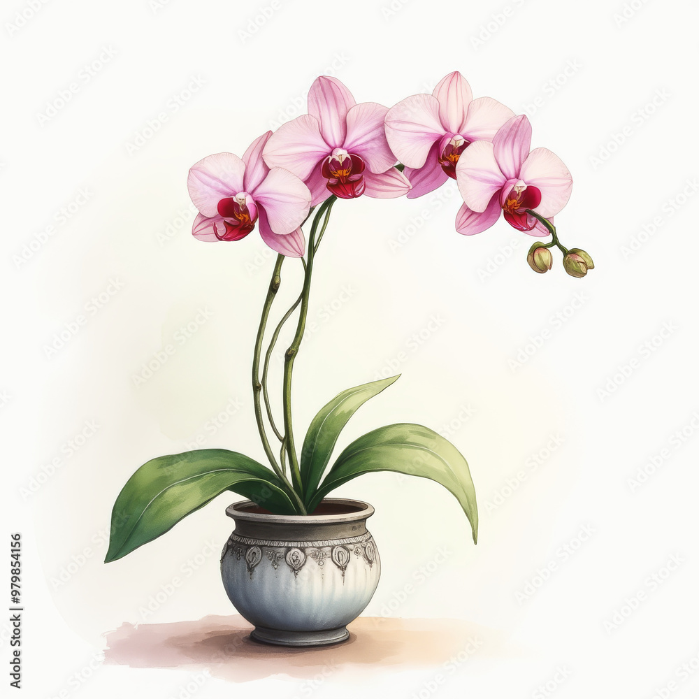 Schöne Orchidee in einem Topf
Schöne Orchidee in einem Topf
