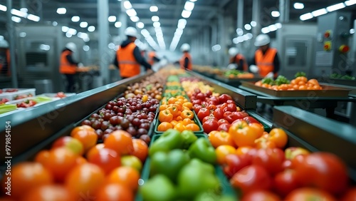 Fresh Produce Conveyor Belt: food processing industry,Modern Food Processing and Manufacturing