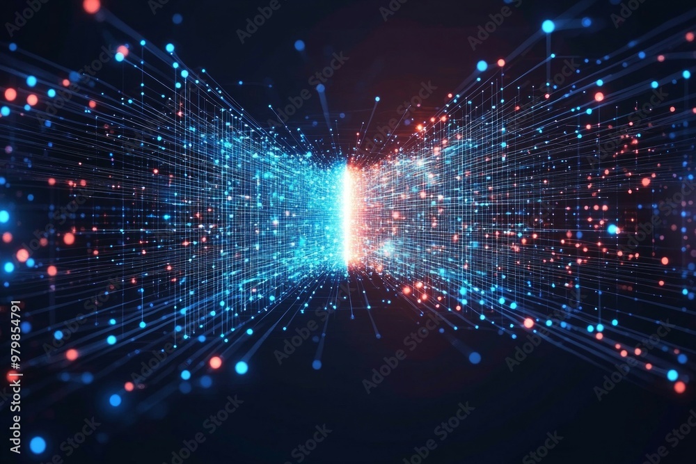 Obraz premium The Fragmented Network, The Digital Divide