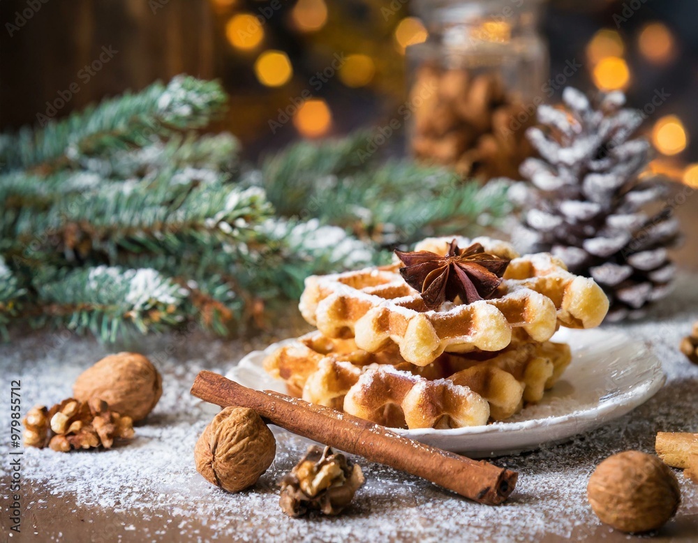 Winterliche Waffeln Winterliche Waffeln