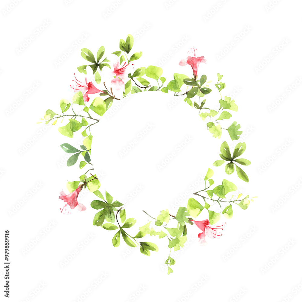 round frame of azalea flowers
round frame of azalea flowers