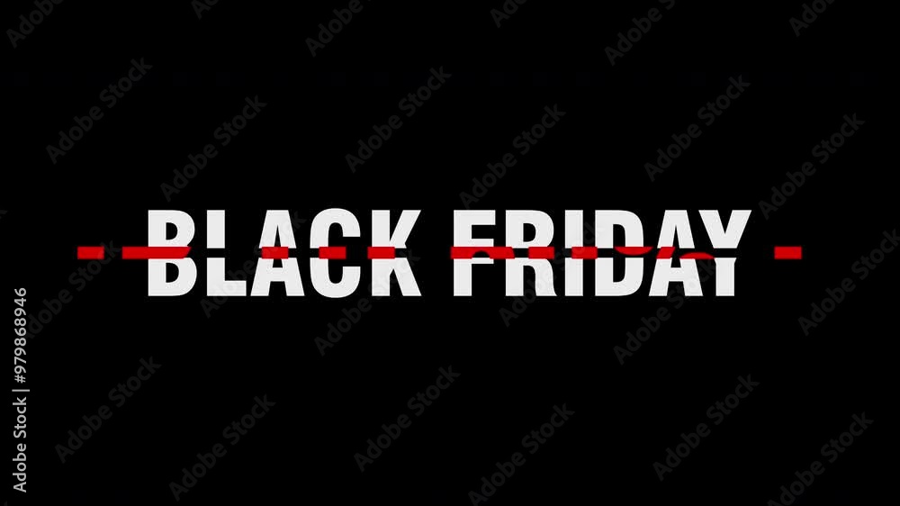 Animation black Friday, 40, 50, 60% sale animated phrases, black banner Animation black Friday, 40, 50, 60% sale animated phrases, black banner