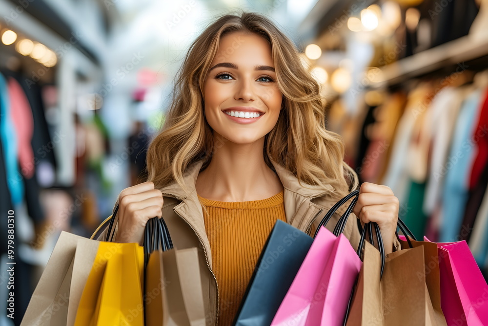 A diverse group of friends together with shopping bags, sale cyber monday and black friday deals A diverse group of friends together with shopping bags, sale cyber monday and black friday deals