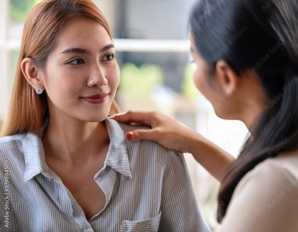 Person helping another with a task, representing support, assistance, and teamwork. Person helping another with a task, representing support, assistance, and teamwork.