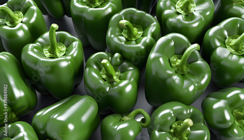 Bell pepper green pattern