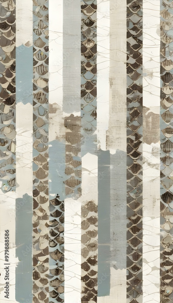 Fototapeta premium A collage of various textured and patterned element