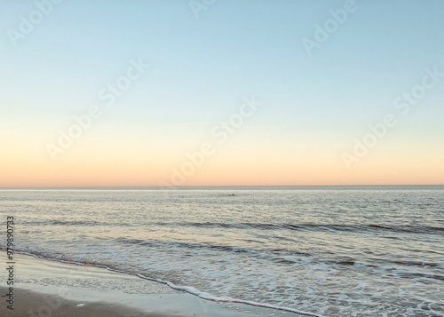 Golden hour by the sea