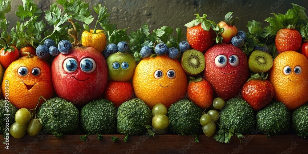 Discover the whimsical streets where every piece of produce is full of life and unique charm Discover the whimsical streets where every piece of produce is full of life and unique charm