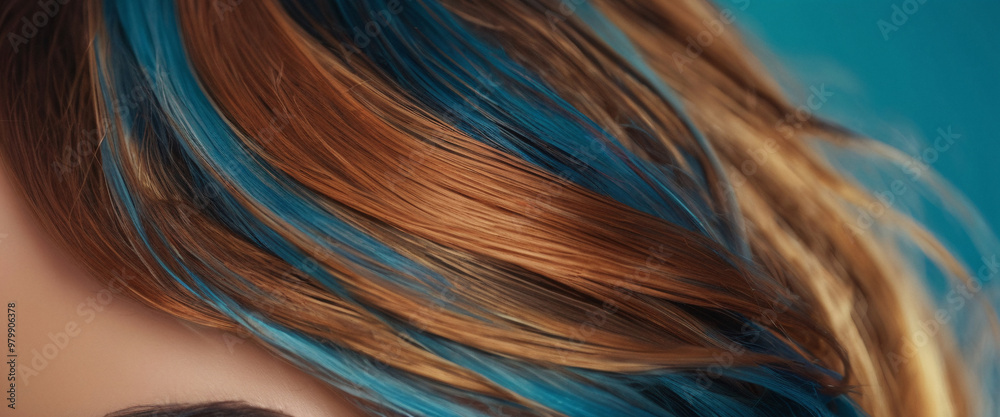Blue and Brown Hair Blue and Brown Hair