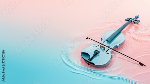 Liquid violin and music