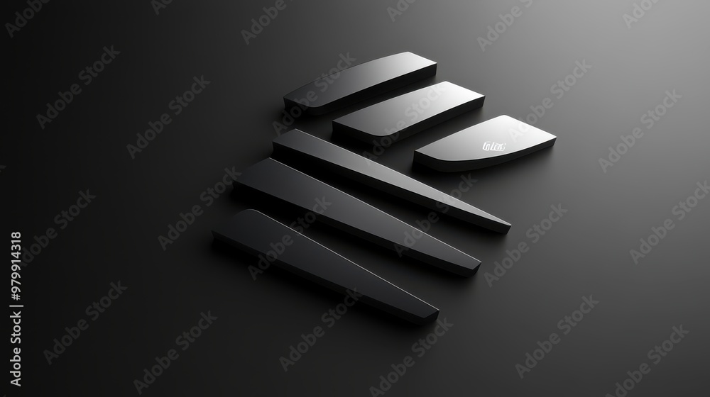 A minimalist Black Friday logo with sharp lines and a bold font, set against a sleek, black backdrop. A minimalist Black Friday logo with sharp lines and a bold font, set against a sleek, black backdrop.