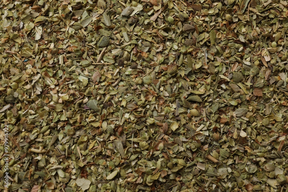 Dried oregano as background, top view. Aromatic herb Dried oregano as background, top view. Aromatic herb