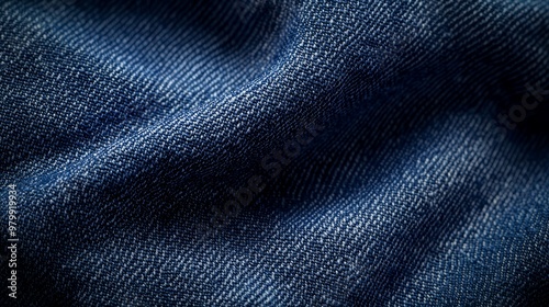 1 Blue cloth texture: smooth, woven pattern.2 Texture detail: raised fibers creating a subtle ri