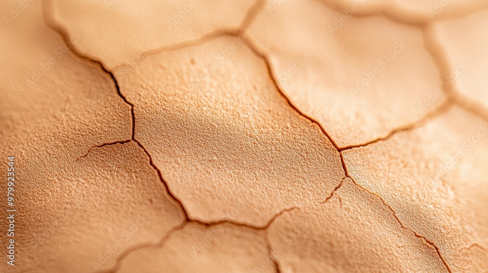 A tight shot of a cracked surface, displaying intricate patterns of cracks in its midst A tight shot of a cracked surface, displaying intricate patterns of cracks in its midst