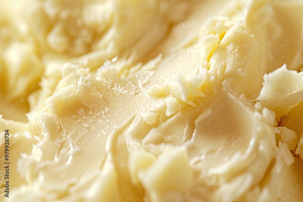Closeup view of shea butter s texture Closeup view of shea butter s texture