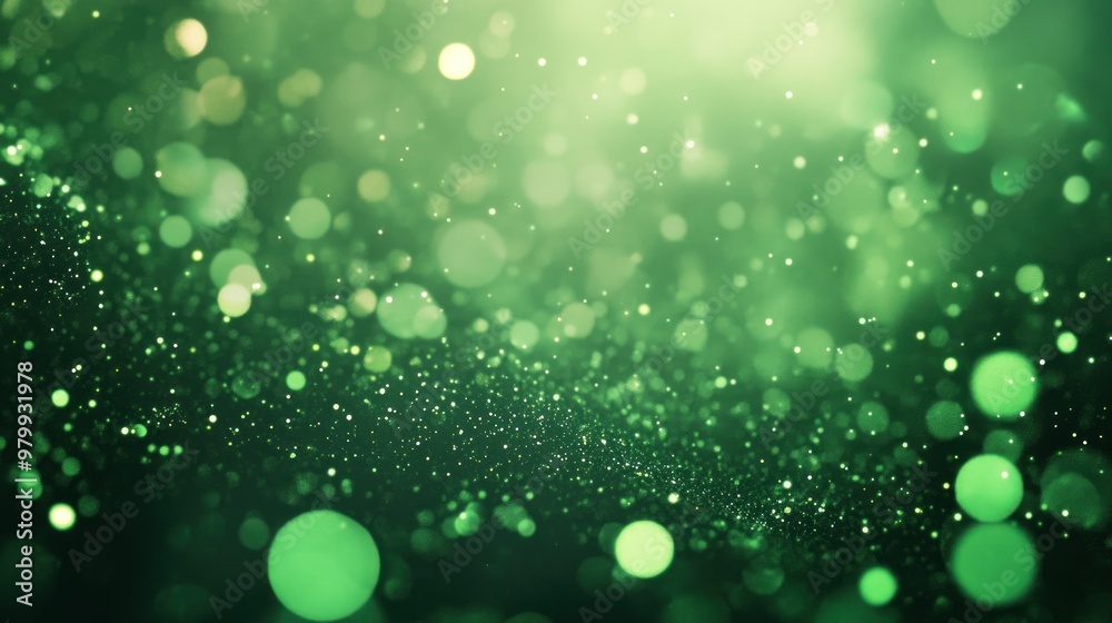 Abstract Green Bokeh Background Abstract Green Bokeh Background